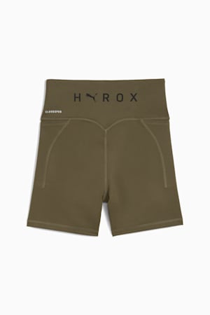 PUMA x HYROX CLOUDSPUN 3" Short Tights Women, Loden Green, extralarge-GBR